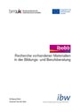 ibobb - Recherche vorhandener Materialien in der Bildungs- und Berufsberatung